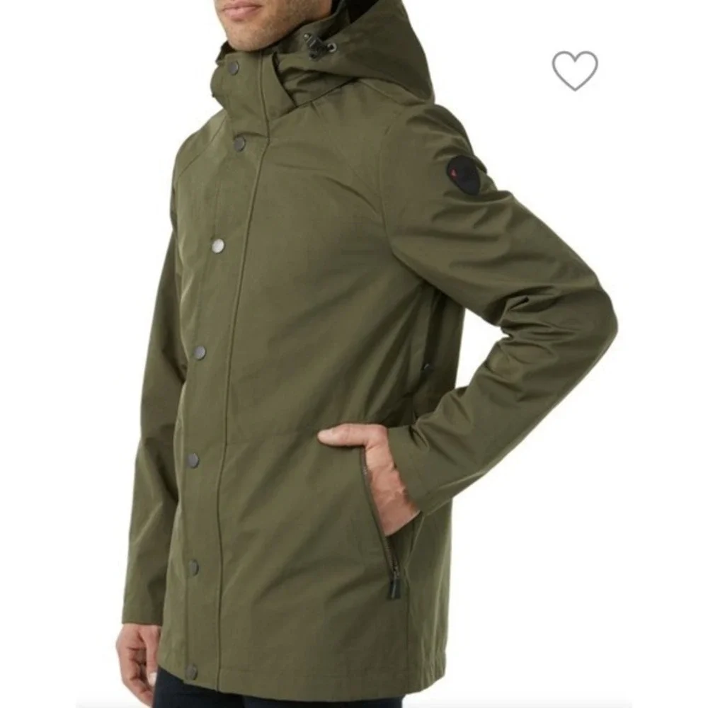 NWT Pajar‎ Ewan Military Green Full Zip Softshell Rain Jacket Mens M Performance